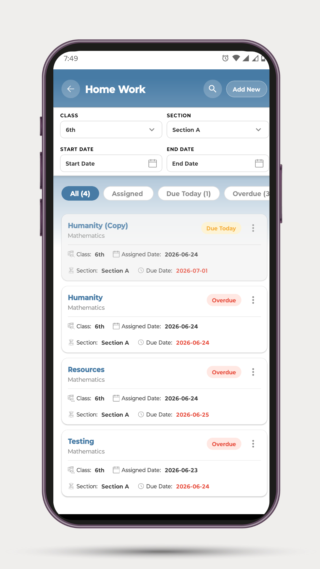 Edu Manage App screenshot 2